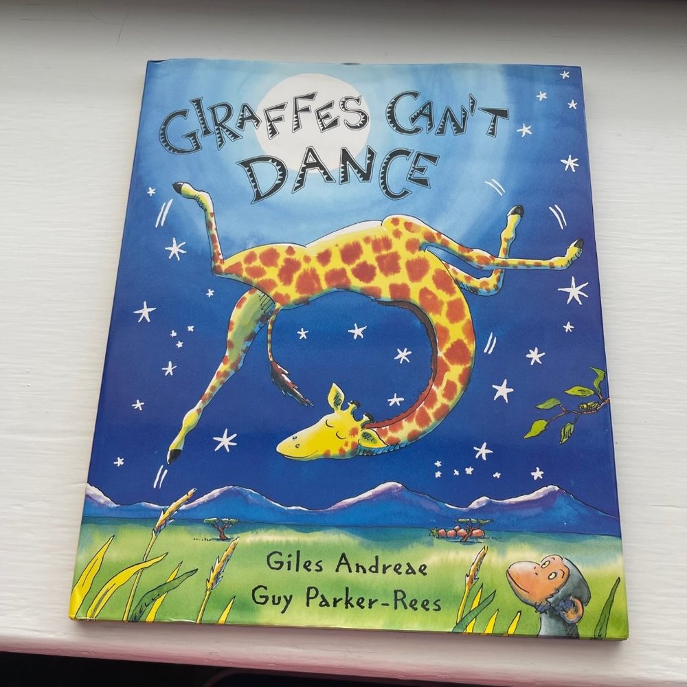 Giraffe's Can't Dance Hardcover Children's Book by Giles Andreae Great Condition